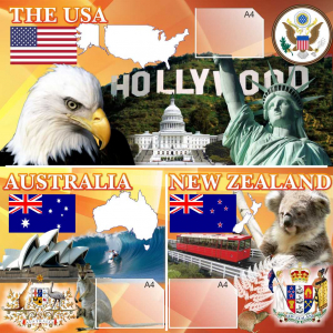 The USA Australia New Zeland