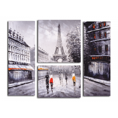 Модульная картина Эйфелева башня в Париже