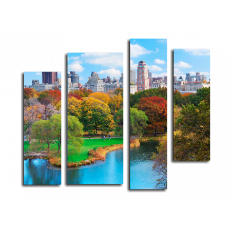 Модульная картина Централ парк, Нью Йорк (США)